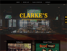 Tablet Screenshot of clarkesboston.com